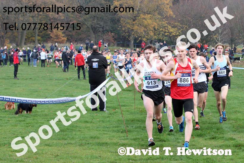 Mens junior British Athletics Liverpool Cross Challenge, Sefton Park, Liverpool. Photo:  David T. Hewitson/Sports for All Pics